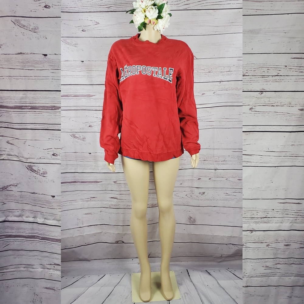 aeropostale red small sweatshirt - Picture 2 of 8